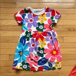 Colorful Floral Kids Dress